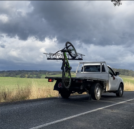 Ute tray online bike rack