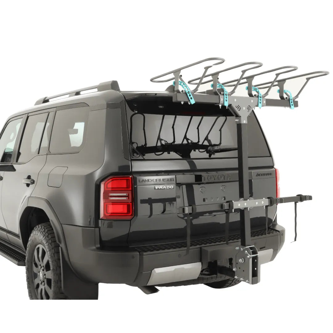 4 Vertical Bike Rack - Lite - Gun Metal Grey