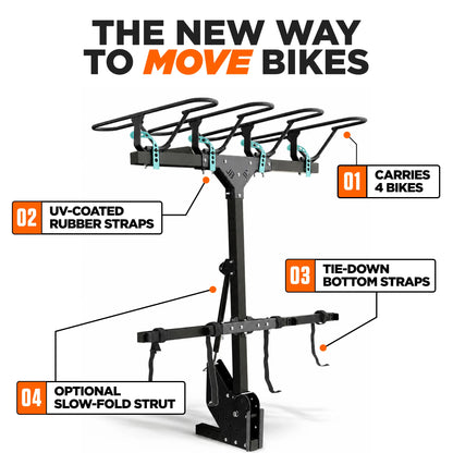 4 Vertical Bike Rack