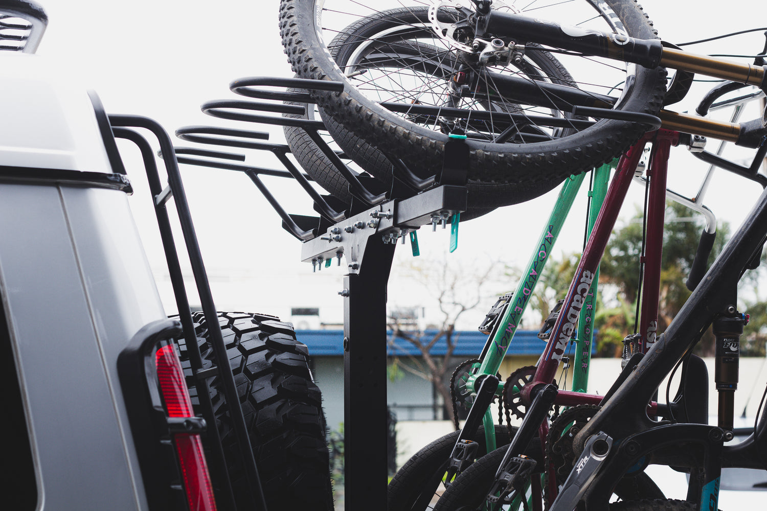 Bmx Bike Rack On Wheels Bike Rack Black – JB Racks USA